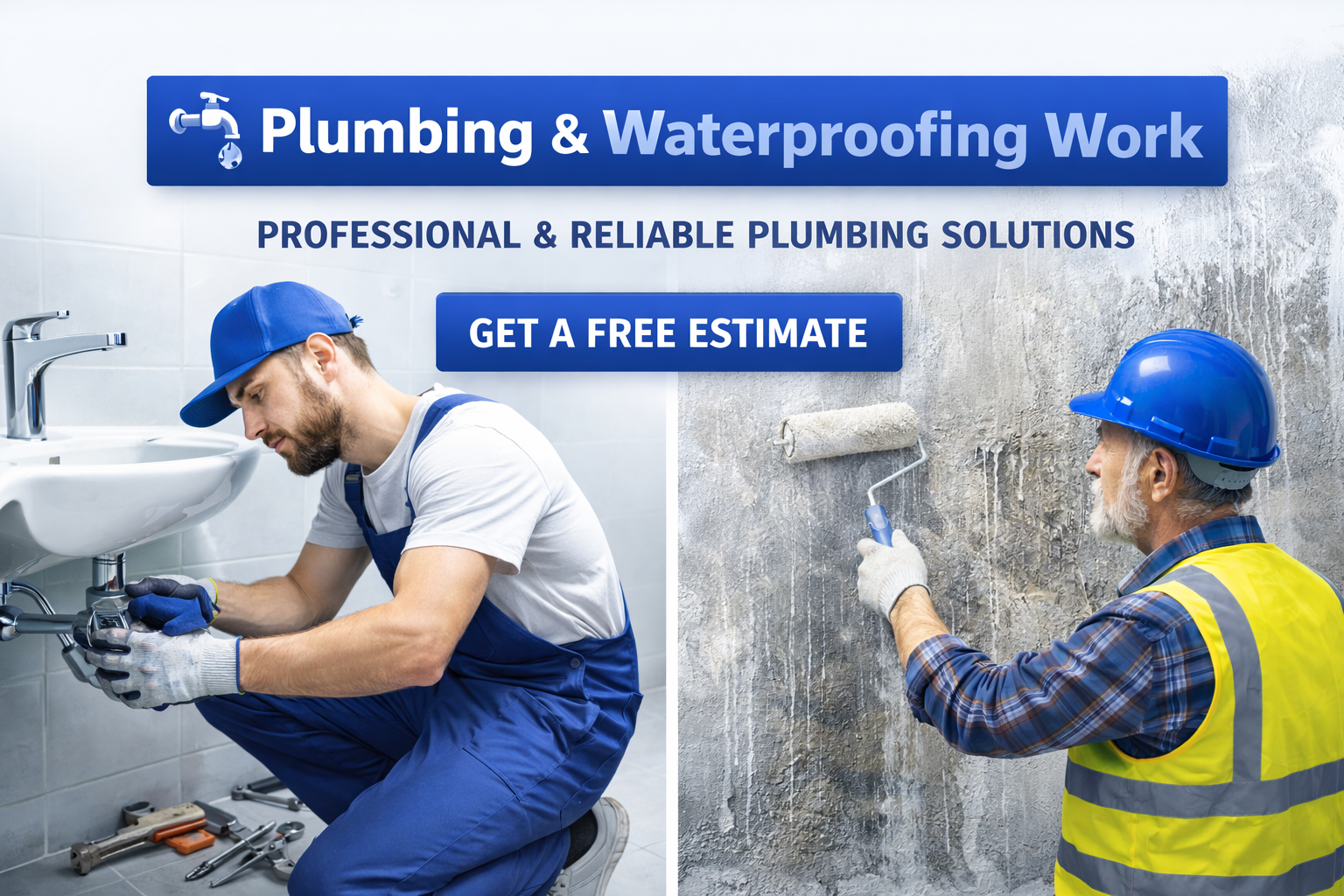 Plumbing & Waterproofing Work - Leak Prevention, Waterproofing Solutions & Plumbing Installation | Vakratund Group